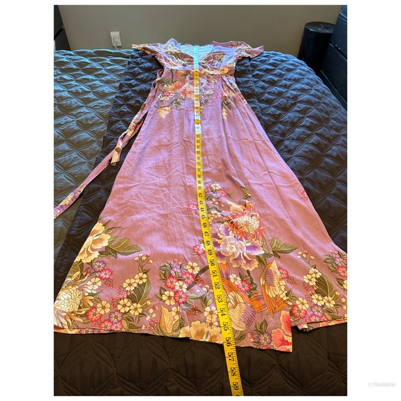 Spell Blue Skies Wrap Maxi Dress Size XS - Picture 16 of 16